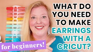 How to make earring cards on Design Space and Cricut Explore Air 2 [upl. by Acinomaj]