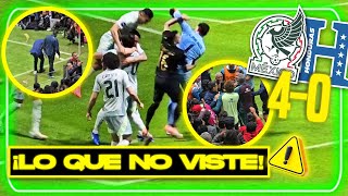 ⚠️ Pleito Afición vs hondureños y Reacción de jugadores a la goleada en el México vs Honduras [upl. by Afnin]