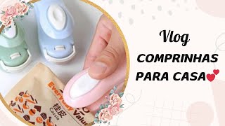 VLOG DE COMPRAS🎀 Resenha sobre a Mini Máquina Portátil Seladora Plástico Para Cozinha [upl. by Airebma]