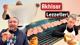 AKHİSAR LEZZETLERİ LEZZET FIŞKIRAN SOKAKLAR [upl. by Asertal986]