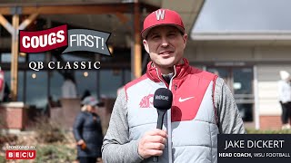 Jake Dickert on Cougs Coming Back Home  CougsFirst QB Classic 2023 [upl. by Pandora31]