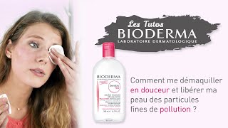 Tout sur l’eau micellaire Sensibio H2O  les tutos BIODERMA [upl. by Atinihc]