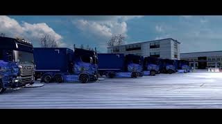 TruckersMP  Winter Mod Trailer [upl. by Yaffit]