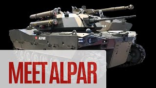 Meet ALPAR  The Future of Unmanned Combat Vehicles by Otokar [upl. by Eilatam2]