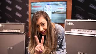 Lari Basilio NAMM 2020  Live on the Laney Amplification booth [upl. by Aliam]