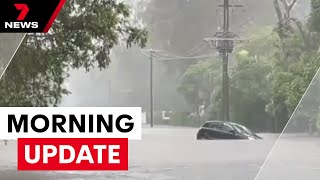 Extreme east coast weather Search for Sydney fisherman Indian hospital fire  7NEWS [upl. by Tchao]