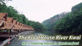 The Floathouse River Kwai Resort  Hidden Gem Floating House in Kanchanaburi  Go With Me Thailand [upl. by Darwin]