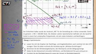 Angebot und Nachfrage  Marktgleichgewicht im Polypol ★ Übung mit Lösung [upl. by Bank]