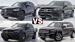 Mercedes Top 5 Best Luxury SUVs 2021 GLB vs GLE vs GLS vs GLC vs GLA walkaround review [upl. by Ondine]