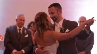 Epic Wedding First Dance Mike and Karens choreographed mashup [upl. by Glick]