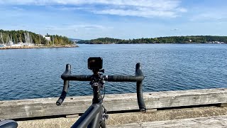 Bike ride Norway from Lysaker to Oslo city center by the water [upl. by Merell268]