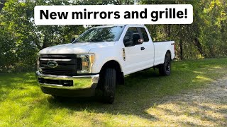 F250 gets raptor grille and mirrors [upl. by Denver]