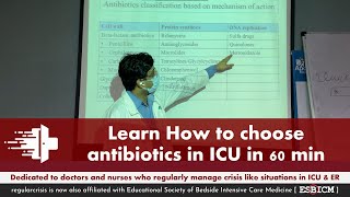 Learn how to choose empirical antibiotics in ICU in 60 mins  ESBICM [upl. by Lelia7]