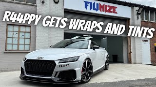 R44PPY GETS WRAPPED AND WINDOW TINTS AT FILIMIZE  AUDI TTRS [upl. by Mad]