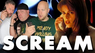 Peak 90s horror right here First time watching SCREAM movie reaction [upl. by Ahsinahs]