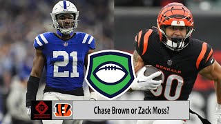 Chase Brown or Zack Moss In Fantasy Football LEAGUE WINNER Cincinnati Bengals Talk [upl. by Leicester117]