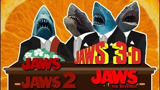 Jaws 1975 amp Jaws 2 1978 amp Jaws 3D 1983 amp Jaws The Revenge 1987  Coffin Dance Song Cover [upl. by Christianson]