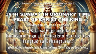 34th Sunday in Ordinary Time Feast of Christ the King  November 24 2024 [upl. by Acnoib]