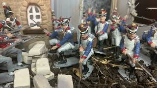 Waterloo Hougoumont Juin 1815 Diorama Airfix 132 Guerres napoléoniennes [upl. by Yenwat419]