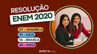 Enem 2020  Autoria Linguagem  Questão 07  Linguagens prova amarela [upl. by Inittirb]