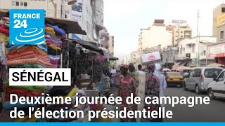 Sénégal  Deuxième journée de campagne de lélection présidentielle • FRANCE 24 [upl. by Akli958]