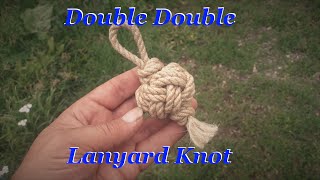 Double Double Lanyard Knot [upl. by Cuttler]