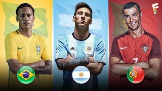 Best Players At Every Team In World Cup 2018 ⚽ Key Players ⚽ Footchampion [upl. by Larcher]