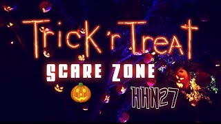 Trick R Treat Scare Zone  HHN 27  Universal Orlando [upl. by Rosetta937]