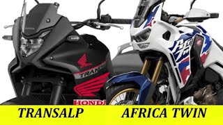 HONDA Transalp 750 vs Honda Africa Twin  Compare Honda Africa Twin And Transalp 750  RajuSNair [upl. by Eyar]