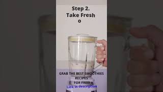 HOW TO MAKE HEALTHY SMOOTHIE shorts [upl. by Gizela]