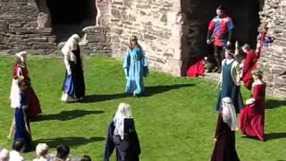 Conwy Castle Medieval Dance [upl. by Lahey195]