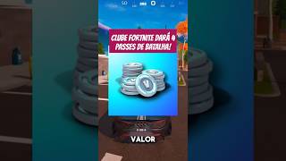 Clube Fortnite vai dar 4 Passes de Batalha 🤯fortnite fortnitenews passedebatalha vbucks og [upl. by Nylinej]