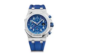 Audemars Piguet Royal Oak Offshore Indigo Blue Reference 26470ST SIHH 2018 Watch [upl. by Ranger472]