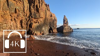 A Walk on Shetlands Martian Beach Roe Sand 🏖️  4K [upl. by Idnir842]