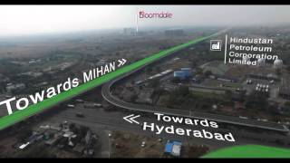 Mahindra Bloomdale Drone Tour Aerial Video Nagpur [upl. by Lacim]