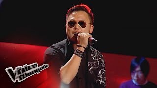 BayarjargalTs  quotWay down we goquot  Blind Audition  The Voice of Mongolia 2018 [upl. by Kenaz]