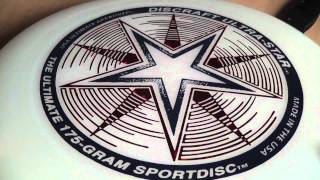 175G Discraft glow Ultrastar for ultimate frisbee  unboxing  test [upl. by Noleta]