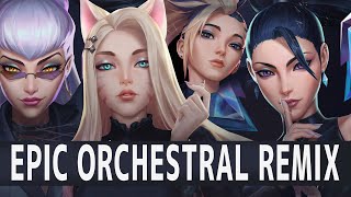 KDA  THE BADDEST Orchestral Version with Lyrics [upl. by Cristian]