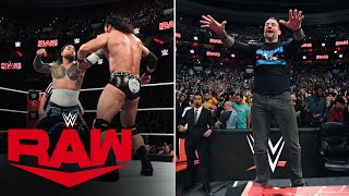 CM Punk costs Drew McIntyre big as Jey becomes No 1 Contender to Damian Priest Raw April 8 2024 [upl. by Hoisch]