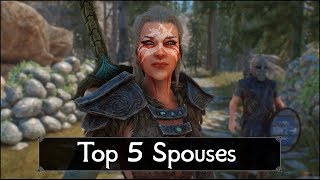 Top 10 Best Wives In Skyrim [upl. by Swor]