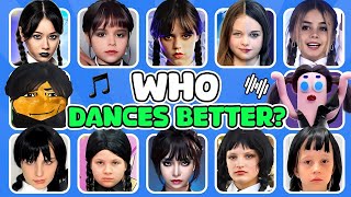 Who Dances Better Wednesday Dance Edition 3 🖤💃 Salish Matter Diana Like Nastya Skibidi [upl. by Nauqaj209]