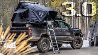 UPGRADE  NEW Rooftop Tent  iKamper Skycamp Mini 30 Overview  Review on a Tacoma [upl. by Carmelle]