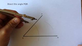 Bisecting an angle [upl. by Tolliver]