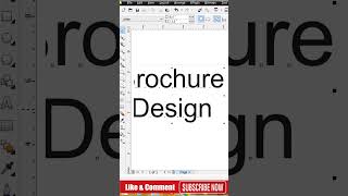 Simple Brochure Design Coreldraw  CorelDraw Tutorial  Coreldraw Short [upl. by Lyndsie]