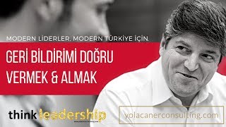 Geri Bildirimi Doğru Vermek ve Almak İçin Önerilerim 👍🏻 [upl. by Staci]