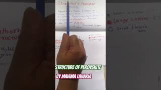 Perovksite Perovskitestructurecalcium titanium oxide CaTiO3 Orthorhombic IIT neet Mineral [upl. by Alien]