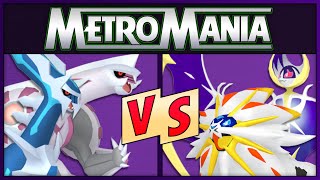 DIALGA amp PALKIA vs SOLGALEO amp LUNALA ♦ MetroMania Season 10 Heat 2 Metronome Battle [upl. by Roice]