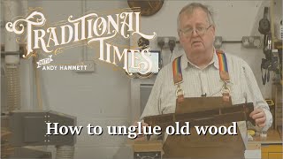 How to unglue old wood  An easy way to disassemble old furniture [upl. by Keli328]