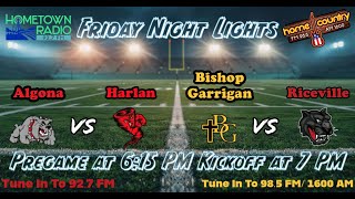 Bishop Garrigan vs Riceville Playoff High School Football [upl. by Nedac61]