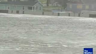 Raw Video Waves Over Levee Walls [upl. by Alverson221]